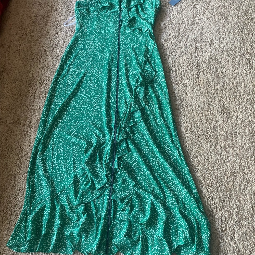 NTW GREEN SPOTTED LONDON TIME MAXI DRESS💚💚💚 - Picture 9 of 9